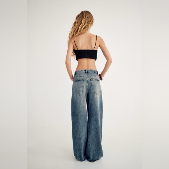 ZARA BEADED CROP TOP - Picture 7 of 8